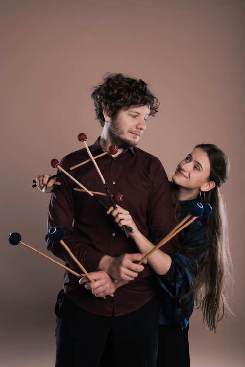 Velký sál KZ: Brno percussion duo – Lenka Titzová  a David Paša