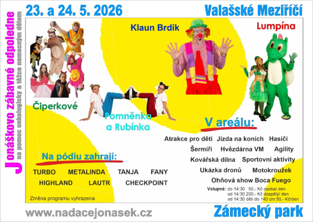 Jonáškovo zábavné odpoledne v zámeckém parku