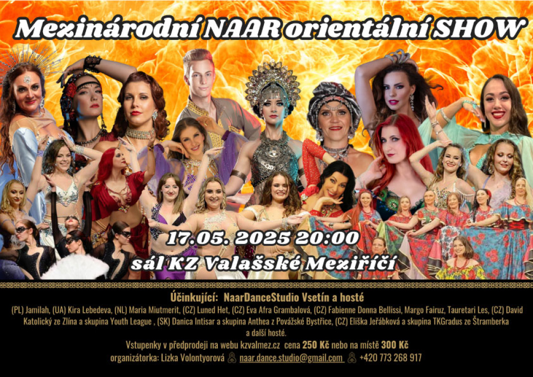 Velký mezinárodní festival orientálních tanců Naar Orientální Show