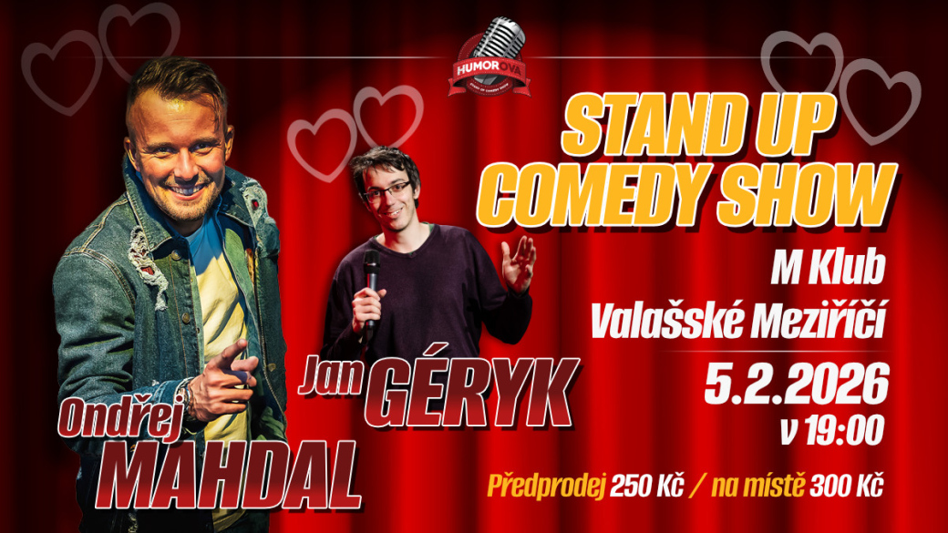 Stand-up na Valentýna: Jan Géryk a Ondřej Mahdal