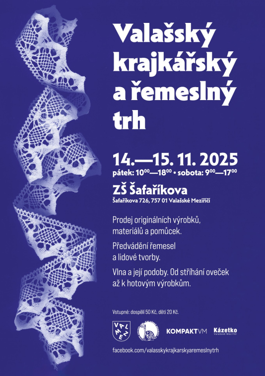 Tradiční krajkářský a řemeslný trh je za dveřmi