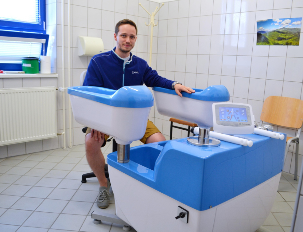 Rehabilitační ambulance v Nemocnici AGEL Valašské Meziříčí nabízí pacientům novou hydrogalvanickou lázeň