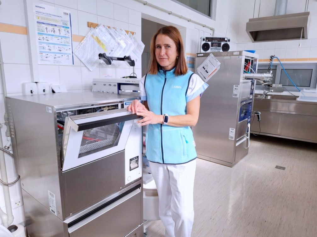 Gastroenterologická ambulance Nemocnice AGEL VM má nový dezinfektor endoskopů