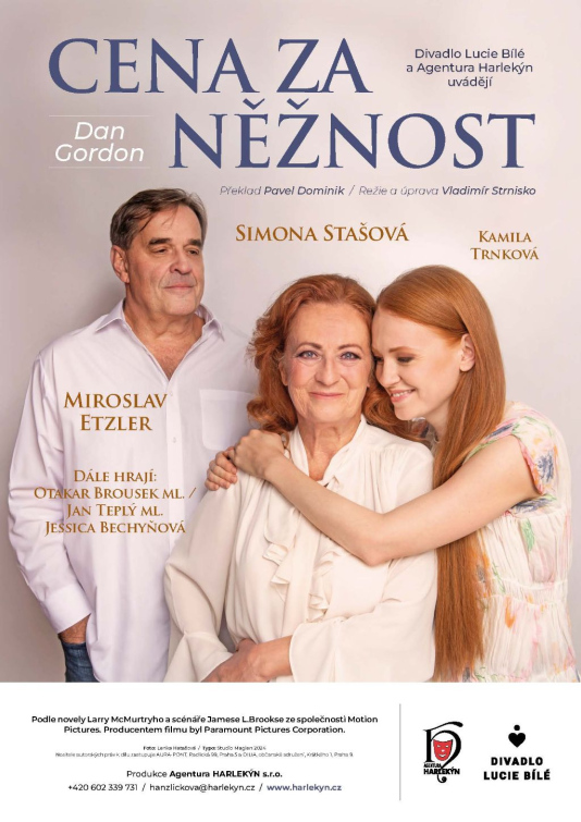 Hru Cena za něžnost se Stašovou a Etzlerem uvidíte ve ValMezu