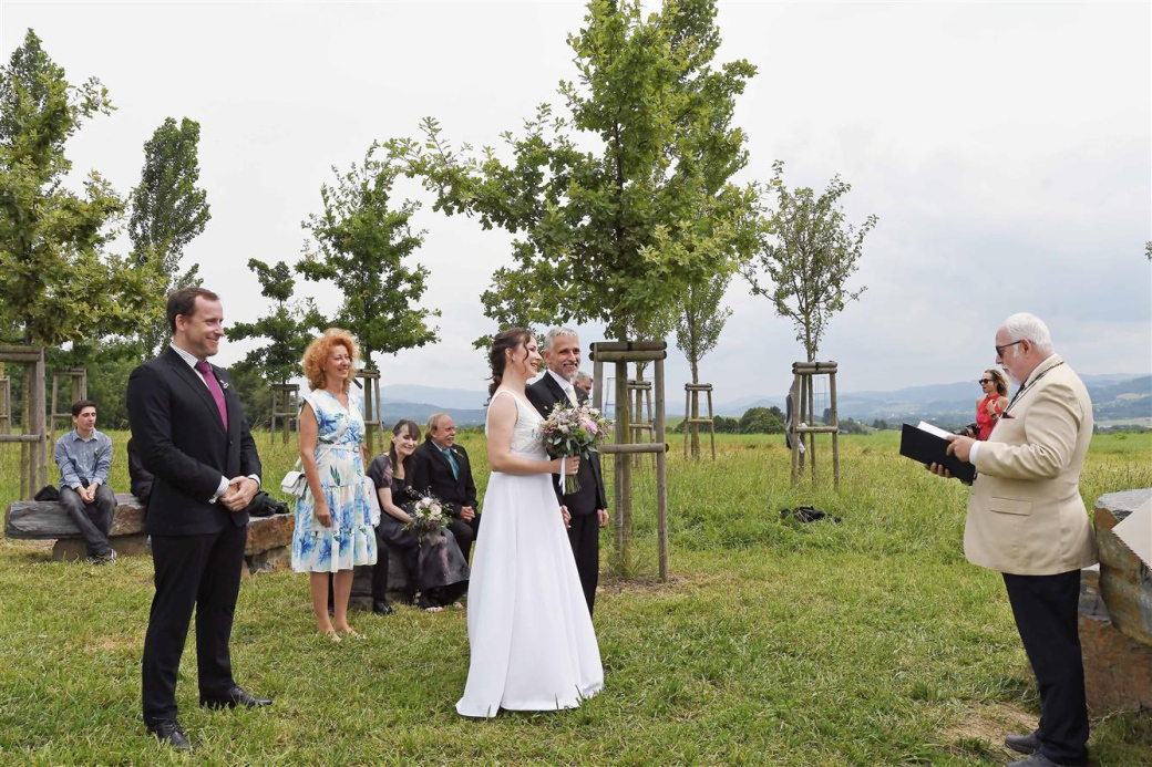 Premiérová svatba ve valašskomeziříčském Florálním kostele