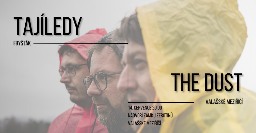 Dvojkoncert kapel the dust a Tajíledy na zámeckém nádvoří