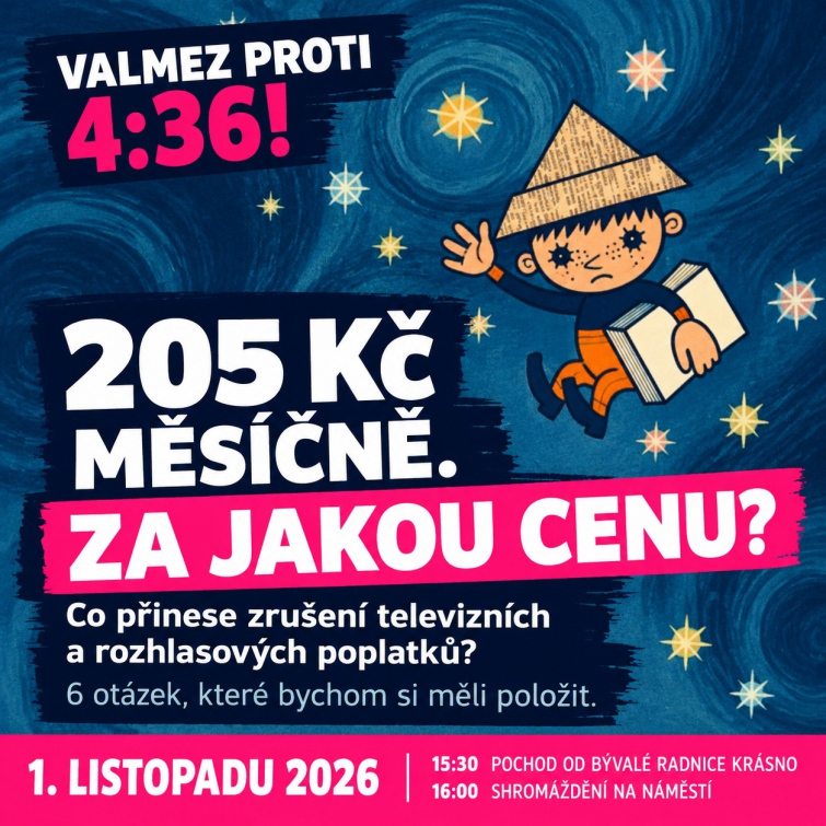 ValMez proti 4:36! V neděli proběhne akce na podporu veřejnoprávních médií