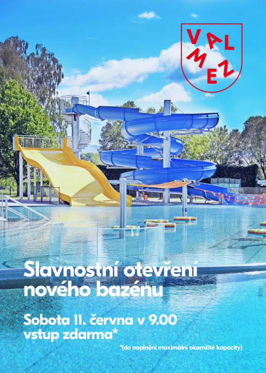 Nový bazén a koupaliště se otevřou v sobotu 11. června