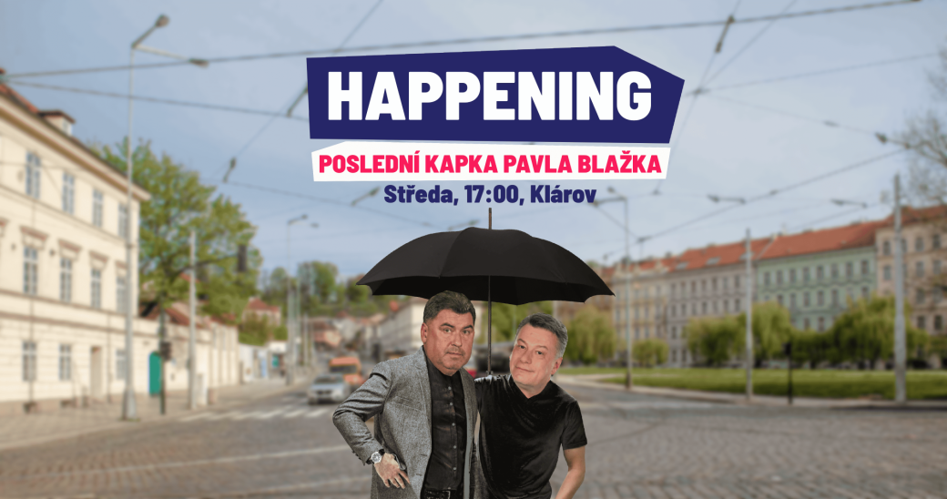 Milion chvilek pořádá happening: Poslední kapka Pavla Blažka