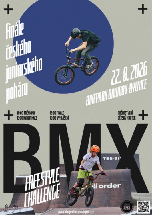 Finále Juniorského poháru Freestyle BMX Challenge v Brumově-Bylnici