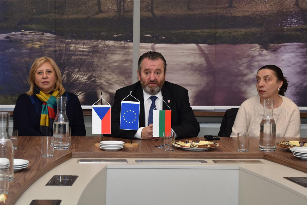 Starosta Stržínek přijal delegaci z partnerského Balčiku