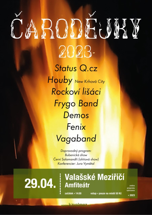 Rocková čarodějnická show se blíží