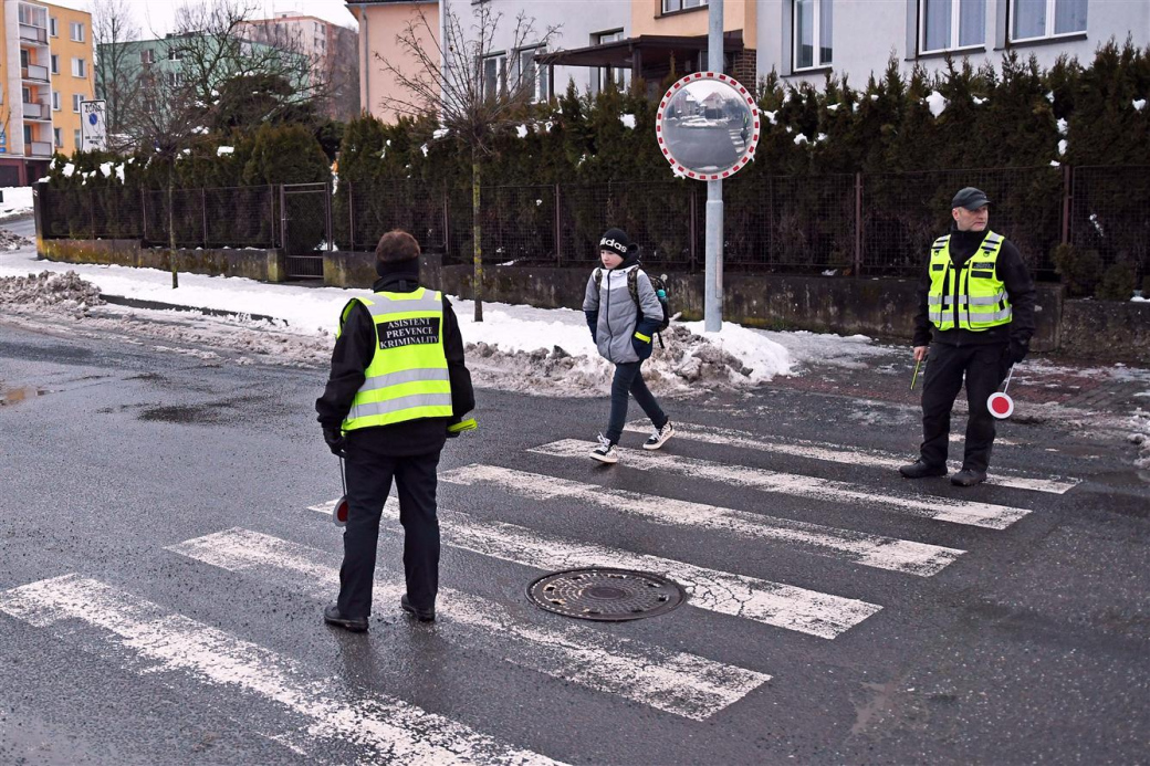 Chodci ve Valmezu jsou vidět