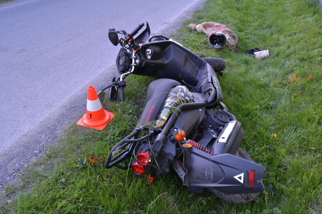 Devět nehod motorkářů během víkendu, sedm z nich sami zavinili