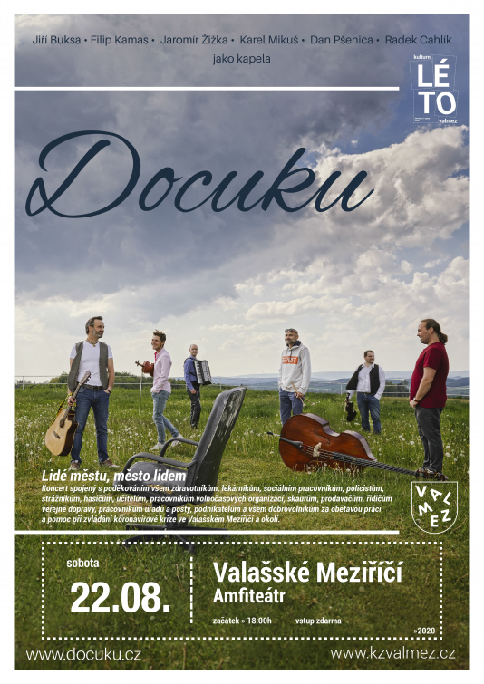 Koncert Docuku jako poděkování