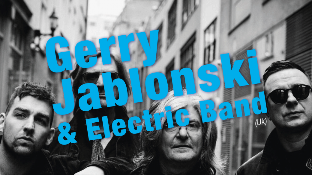 Nedělní koncert ve ValMezu: Gerry Jablonski & Electric Band (UK)