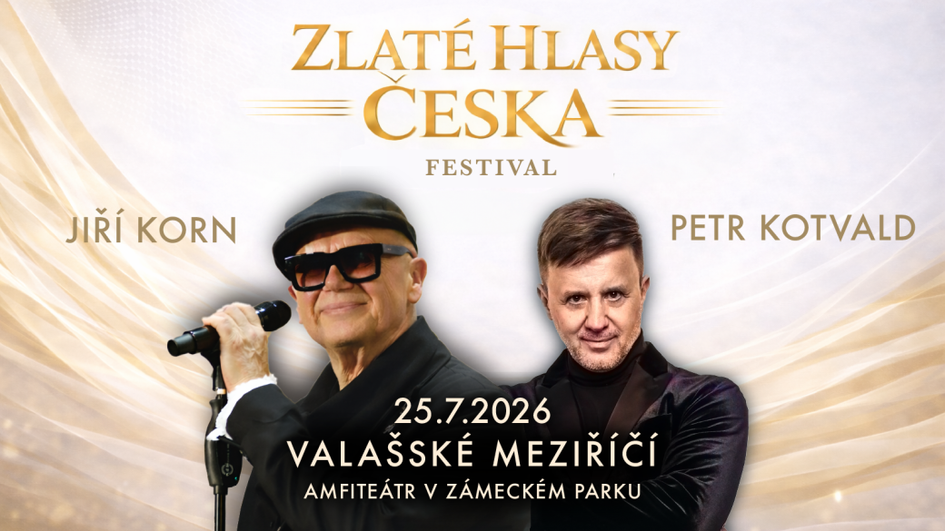 Letní festival Zlaté hlasy Česka: Jiří Korn & Petr Kotvald