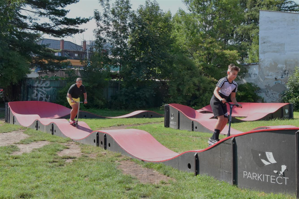 Pumptracková dráha je bezpečnější
