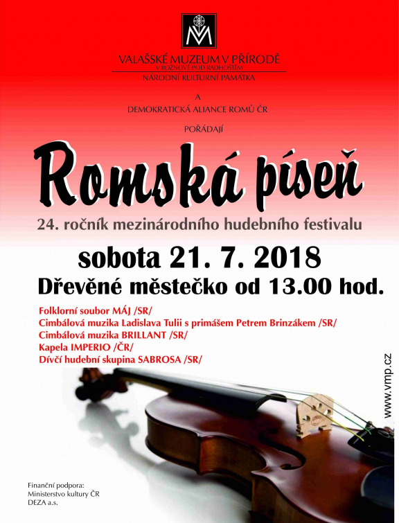 V Rožnově proběhne mezinárodní festival Romská píseň