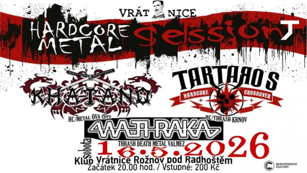Ve Vrátnici bude v sobotu burácet metal: Khatano, TartarO:s, Walthraka