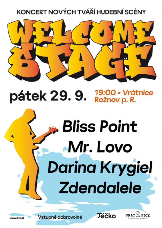 Welcome Stage: Představujeme mladé kapely a interprety