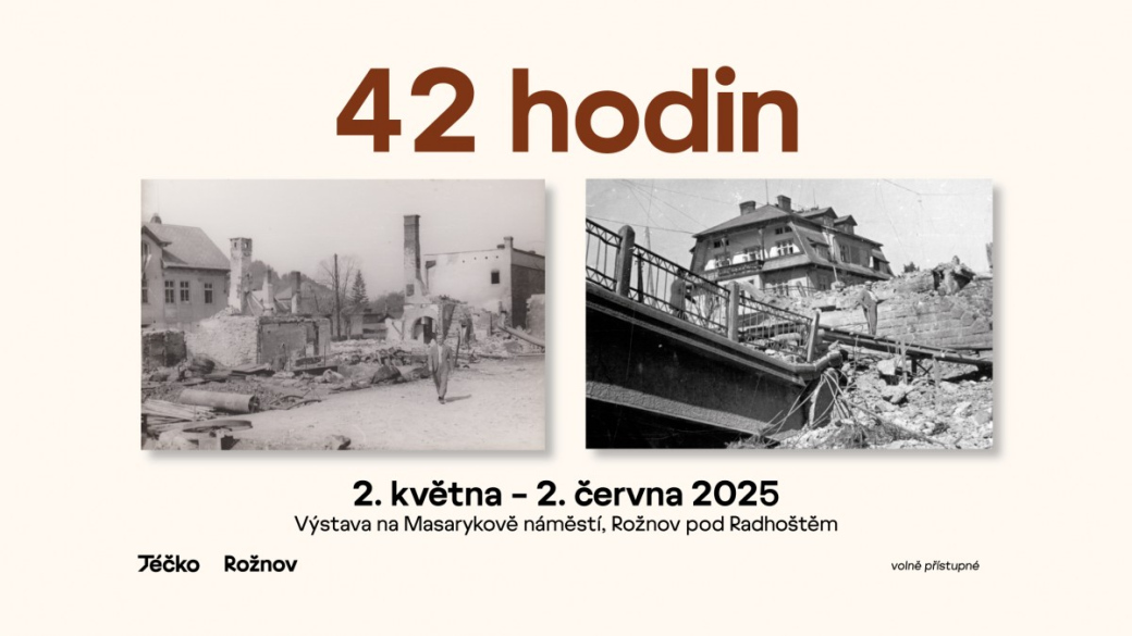 Výstava 42 hodin připomíná osvobození Rožnova pod Radhoštěm před 80 lety