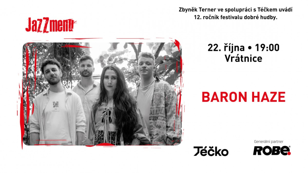 Ve Vrátnici zahraje česko-slovenský Baron Haze