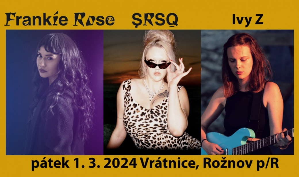 Frankie Rose, SRSQ, Ivy Z. Koncert plný weird popu dvou amerických a jedné české zpěvačky