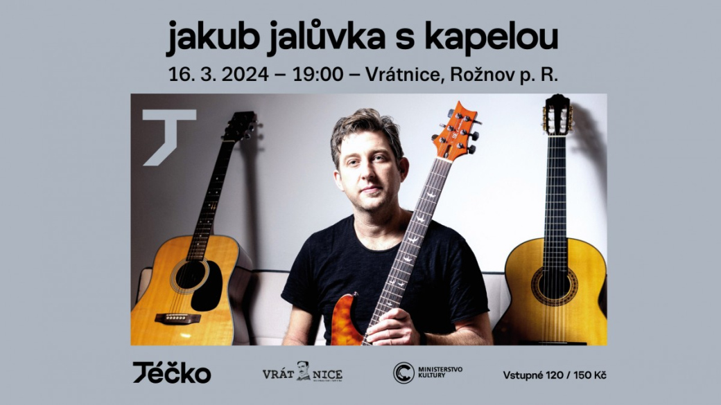 Akustický koncert ve Vrátnici: Jakub Jalůvka trio 