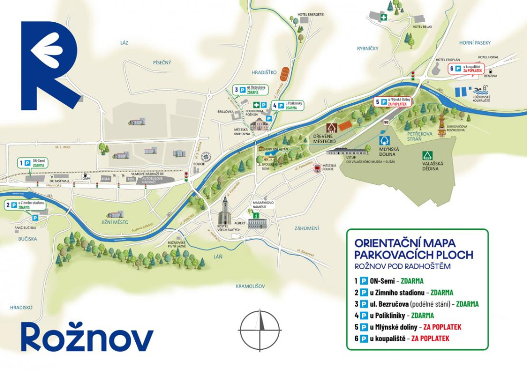 Rožnovské slavnosti přinesou řidičům dopravní omezení. Připravena jsou záchytná parkoviště