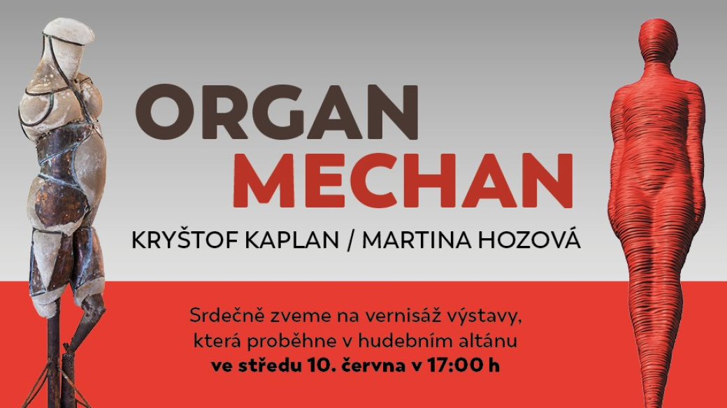 Vernisáž sochařské výstavy v rožnovském městském parku