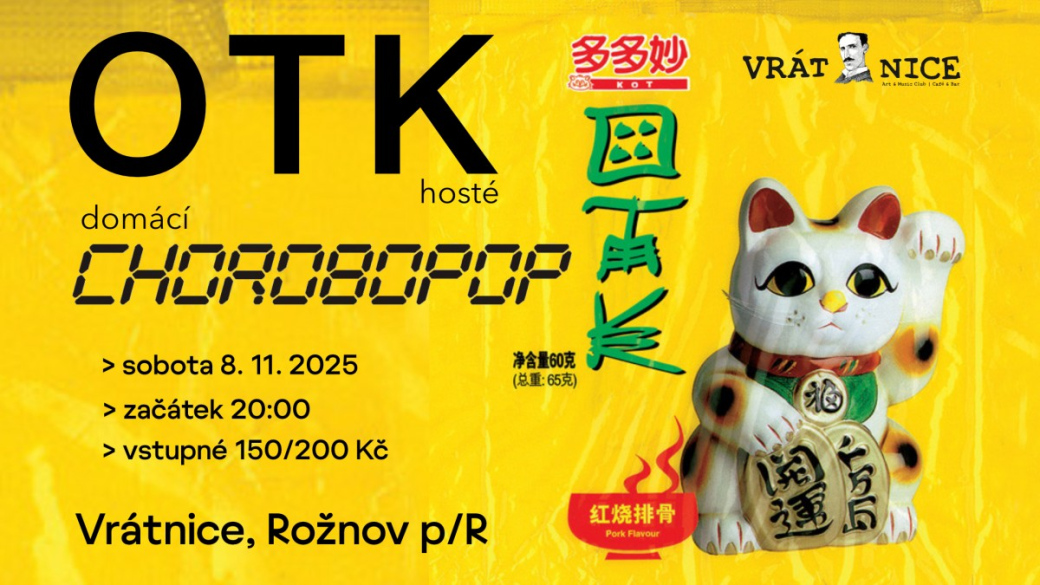 Vrátnice: OTK, Chorobopop aneb pražský indierock a domácí postpunk 