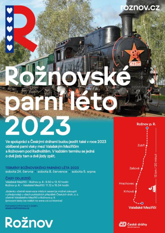 Rožnovské parní léto 2023