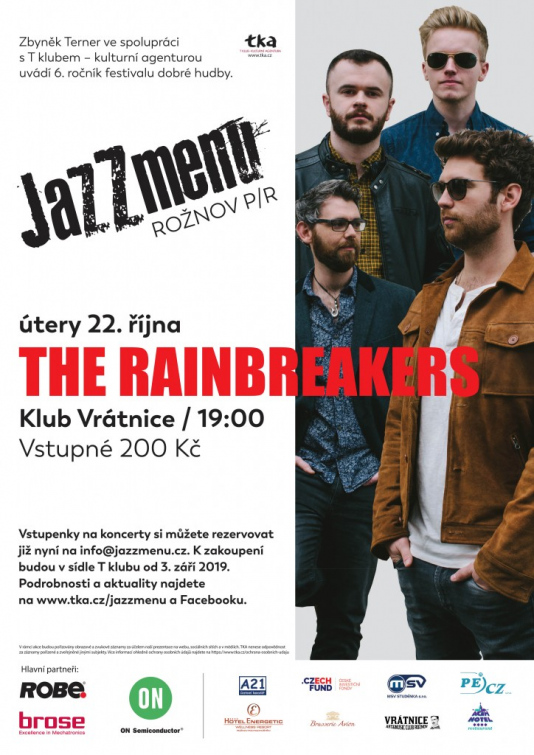 Britští The Rainbreakers už zítra v Rožnově