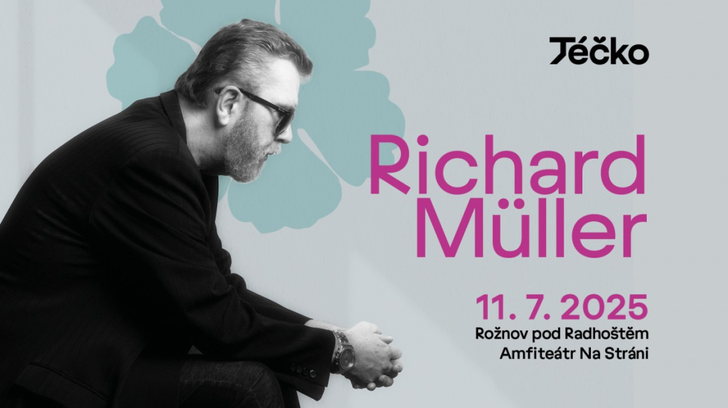 Koncert Richarda Müllera v rožnovském Amfiteátru Na Stráni