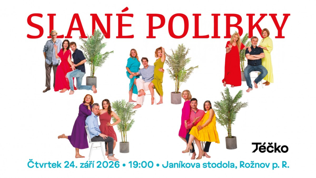 Divadelní společnost Háta uvede komedii Slané polibky