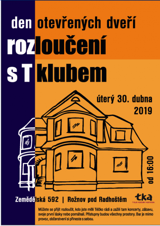 Den otevřených dveří - rozloučení s T klubem