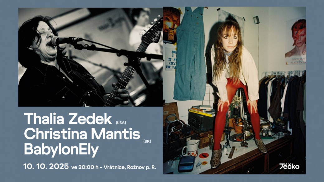 Do Vrátnice míří dvě charismatické zpěvačky a kytaristky – Thalia Zedek a Christina Mantis
