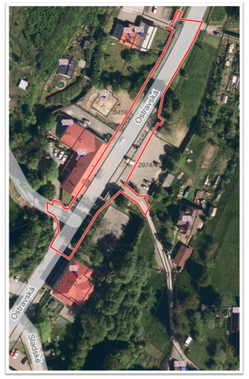 V lokalitě U Janoštíka začne výstavba přechodu, chodníků a autobusových zálivů