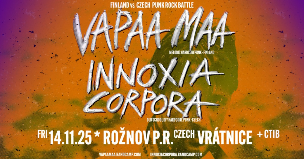 Vapaa Maa. Severský hardcore ve Vrátnici