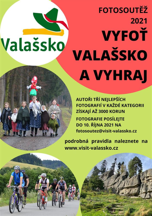 Destinační společnost Valašsko vyhlašuje fotosoutěž