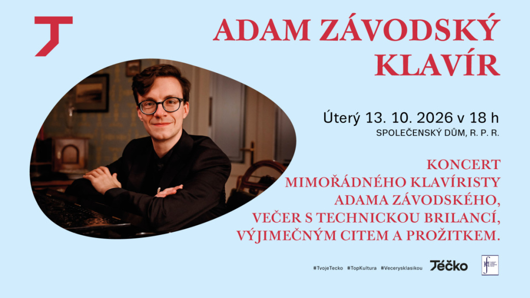 Koncert klavíristy Závodského ve Společenském domě