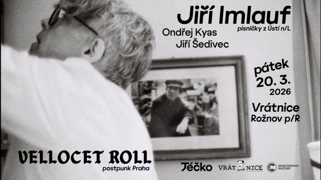 Koncert alternativní hudby ve Vrátnici: Jiří Imlauf a Vellocet Roll