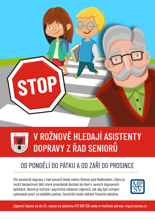 V Rožnově hledají asistenty dopravy z řad seniorů