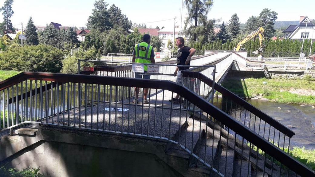 Lávka přes Bečvu u Valašského muzea v přírodě projde rekonstrukcí