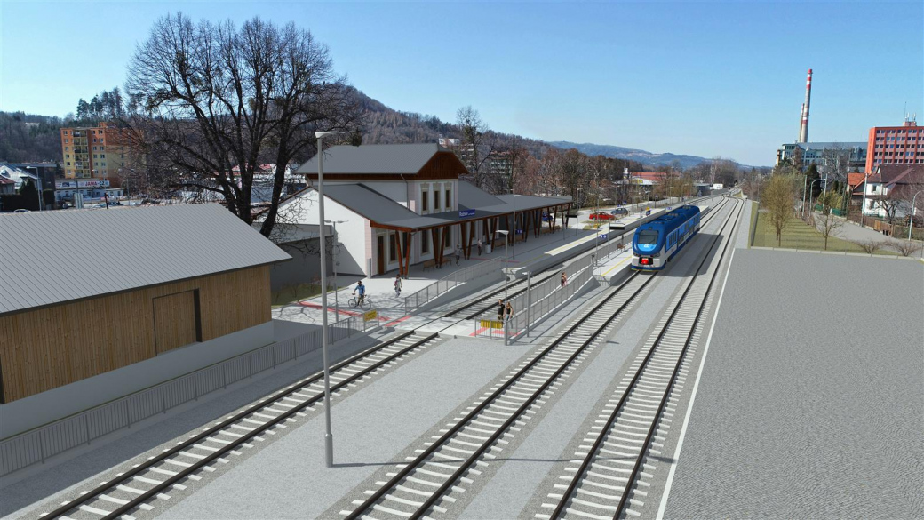 V Rožnově začíná rekonstrukce vlakového nádraží