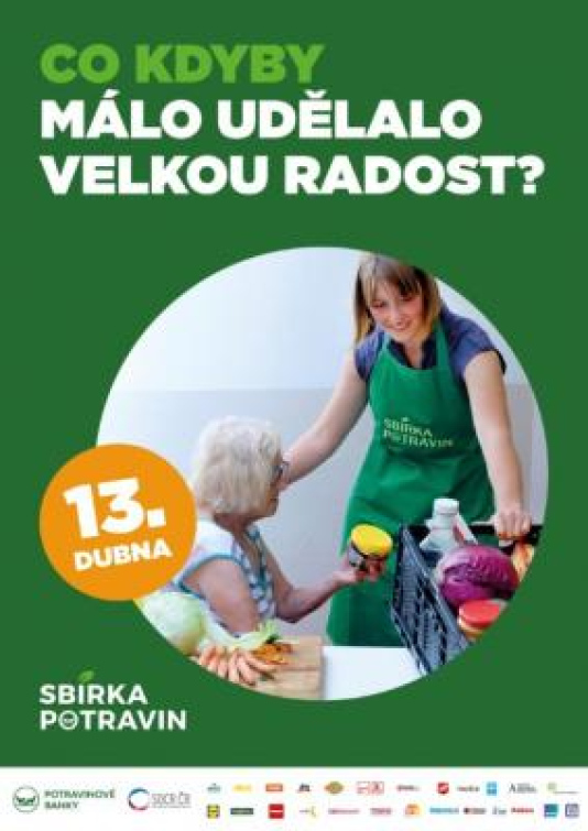 Sbírka potravin v Rožnově pod Radhoštěm