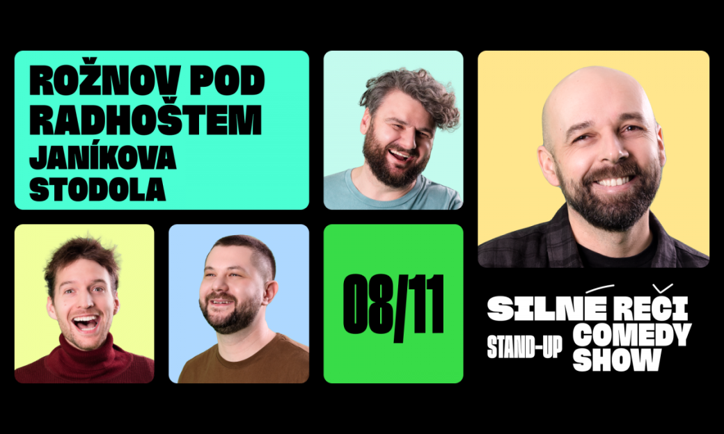 To nej ze slovenské stand-up scény. Silné Reči v Janíkově stodole