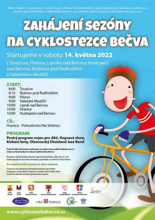 Cyklostezka Bečva zahajuje sezonu
