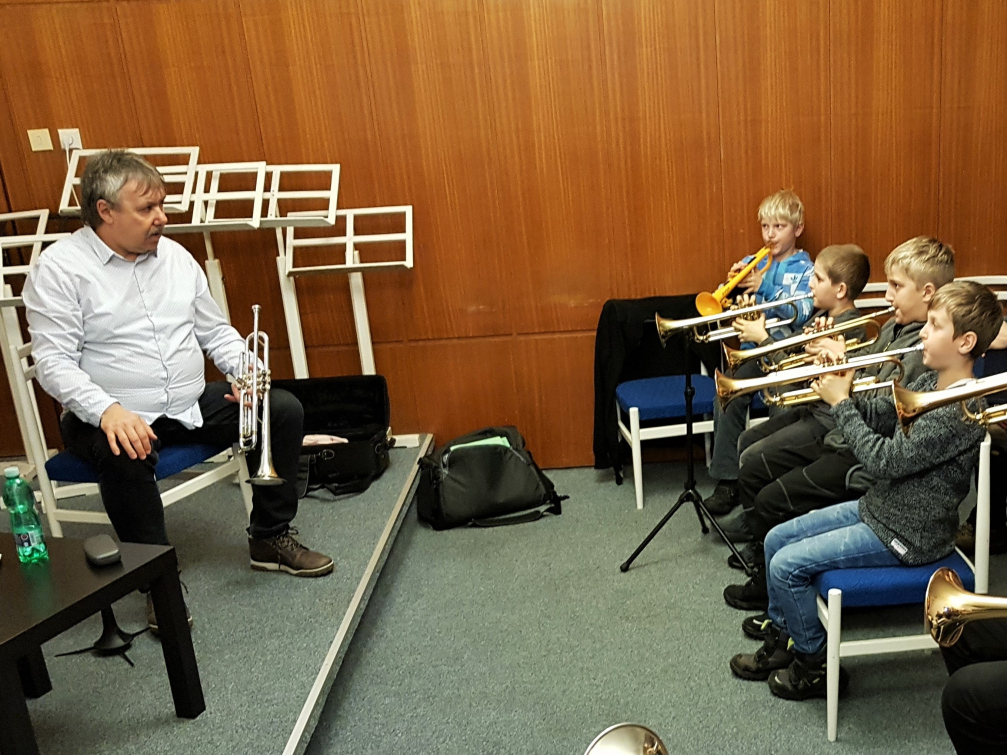 Trumpetový workshop v ZUŠ Alfréda Radoka